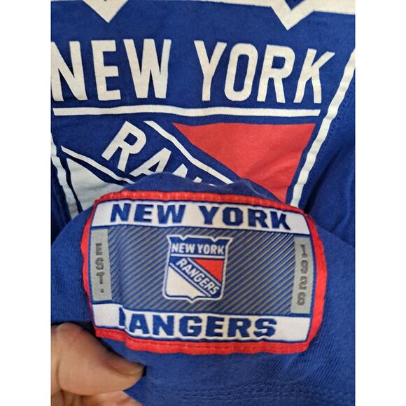 Majestic NHL New York Rangers Long Sleeve Tee Size Small - Picture 3 of 7